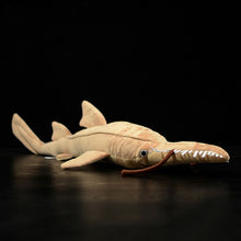 Load image into Gallery viewer, 66cm CM Real Life Sawshark Stuffed Toy Lifelike Extra Soft Sea Animals Sharks Plush Toy Christmas Gifts For Kids
