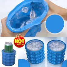 Load image into Gallery viewer, Silicone Ice Maker Bucket Fast Cold Ice Bucket Space Saving Ice Genies Ice Ball Maker Portable Silicon Ice Cube Maker
