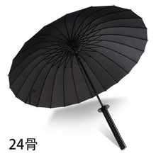 Load image into Gallery viewer, Japanese Samurai Umbrella Strong Windproof Semi Automatic Long Umbrella Large Man And Women&#39;s Business Umbrellas Mens Paraguas
