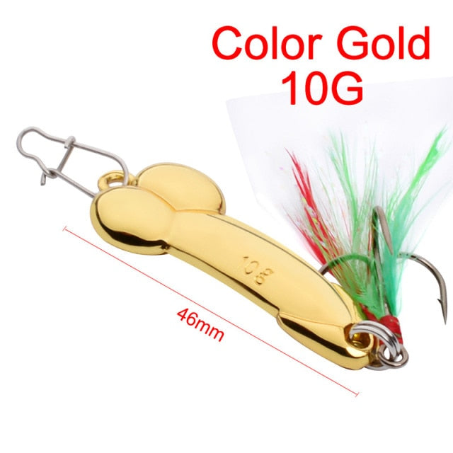 1PCS Pesca Metal DD Sequins Spinner Spoon Fishing Lures With Feather Hook Artificial Bait