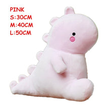 Load image into Gallery viewer, Ultra Soft Lovely Dinosaur Plush Doll Huggable Pink/Blue Stuffed Dino Toy Kids Huggable Animals Plush Toy 30/40/50cm
