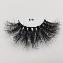 Load image into Gallery viewer, 1 Pair 25 mm Mink Eyelashes Fluffy Lashes Dramatic Messy Long False Eyelashes Makeup 25mm 3d Mink Lashes
