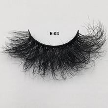 Load image into Gallery viewer, RED SIREN 1 Pair 25 mm Mink Eyelashes Fluffy Lashes Dramatic Messy Long False Eyelashes Makeup Wholesale 25mm 3d Mink Lashes

