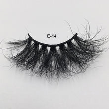 Load image into Gallery viewer, 1 Pair 25 mm Mink Eyelashes Fluffy Lashes Dramatic Messy Long False Eyelashes Makeup 25mm 3d Mink Lashes
