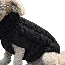 Load image into Gallery viewer, Warm Dog Cat Sweater Clothing Winter Turtleneck Knitted Pet Cat Puppy Clothes Costume For Small Dogs Cats Chihuahua Outfit Vest
