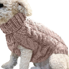 Load image into Gallery viewer, Warm Dog Cat Sweater Clothing Winter Turtleneck Knitted Pet Cat Puppy Clothes Costume For Small Dogs Cats Chihuahua Outfit Vest
