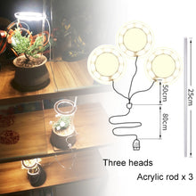 Load image into Gallery viewer, Angel Three Ring Grow Light DC5V USB Phytolamp For Plants Led Full Spectrum Lamp For Indoor Plant Seedlings Home Flower Succulet
