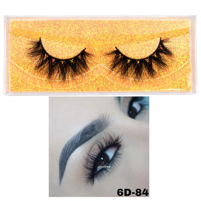 5D Mink Eyelashes Long Lasting Mink Lashes Natural Dramatic Volume Eyelashes Extension Thick Long 3D False Eyelashes