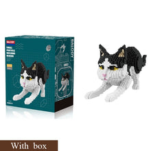 Load image into Gallery viewer, Balody Cute Cartoon Cat Building Blocks Diamond bricks black cat Model educational toys kids Girl gifts
