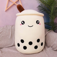 Load image into Gallery viewer, real-life bubble tea plush toy stuffed food milk tea soft doll boba fruit tea cup pillow cushion kids toys birthday gift
