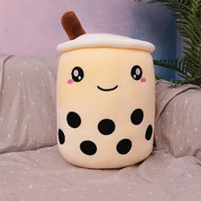 Load image into Gallery viewer, real-life bubble tea plush toy stuffed food milk tea soft doll boba fruit tea cup pillow cushion kids toys birthday gift
