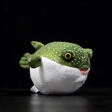 Load image into Gallery viewer, Real Life Pufferfish Plush Toy Lifelike Sea Animals Puffers Stuffed Toys Soft Aquarium Fish Dolls Gifts For Kids
