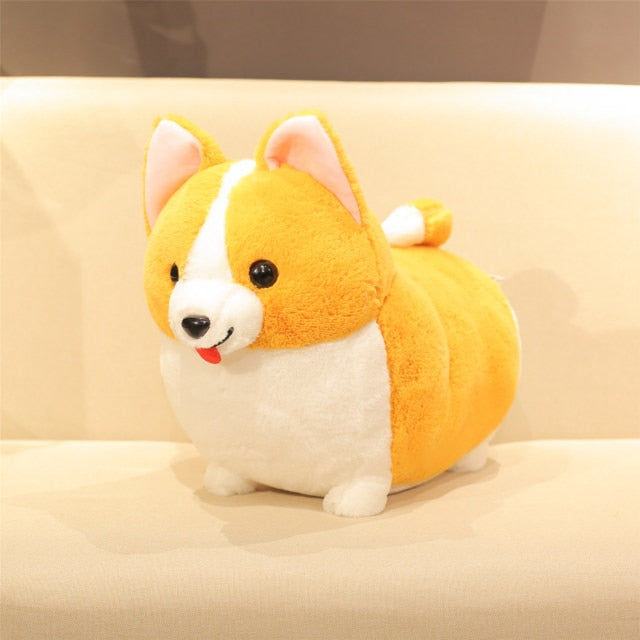 38/45/60cm Kawaii Corgi Dog Plush Toy Soft Stuffed Cartoon Animal Pillow Cute Christmas Gift for Kids Kawaii Birthday Present