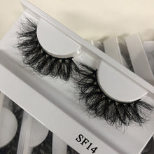 Load image into Gallery viewer, Volume Mink Lashes Dramatic Fluffy 25mm Long Eyelashes Messy Reusable Cruelty Free Eye Lash
