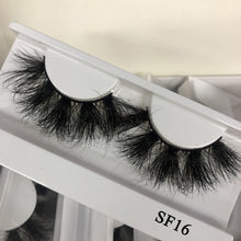 Load image into Gallery viewer, Volume Mink Lashes Dramatic Fluffy 25mm Long Eyelashes Messy Reusable Cruelty Free Eye Lash
