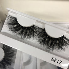 Load image into Gallery viewer, Volume Mink Lashes Dramatic Fluffy 25mm Long Eyelashes Messy Reusable Cruelty Free Eye Lash
