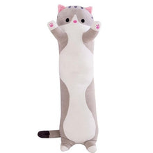 Load image into Gallery viewer, 50cm Cute Soft Long Cat Pillow Plush Toys Stuffed Pause Office Nap Pillow Bed Sleep Pillow Home Decor Gift Doll for Kids Girl

