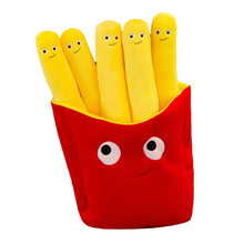 Load image into Gallery viewer, Cartoon a Bag of French Fries Funny Stuffed Plush Chips Cute Food Hug Pillow Kids Interactive Educational Toy
