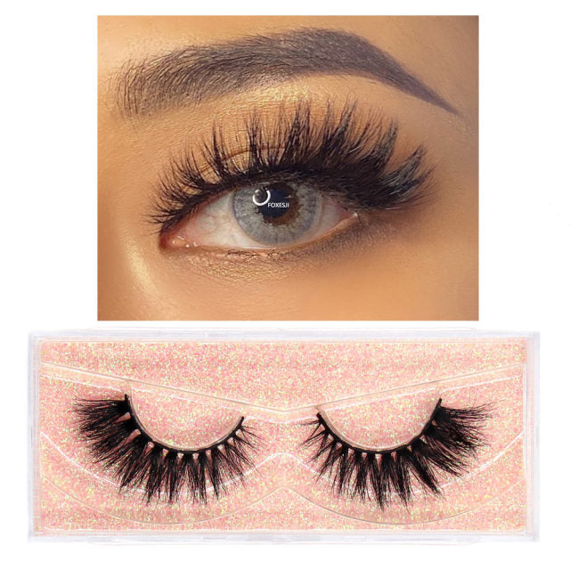 Makeup Mink Lashes False Eyelashes 3D Volume Natural long Fluffy Reusable Soft Full Eyelash Extension Eye Mink Eyelashes