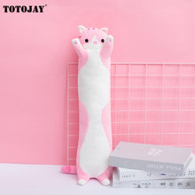 Load image into Gallery viewer, Cute Soft Long Cat Boyfriend Pillow Plush Toys Stuffed Pause Office Nap Sleep Pillow Cushion Gift Doll for Kids Girls 45-105CM
