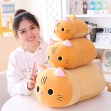 Load image into Gallery viewer, 35-100cm Kawaii Lying Cat Plush Soft Pillow Cute Stuffed Animal Toys Doll Lovely Toys for Kids Girls Valentines Birthday Gift

