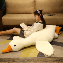 Load image into Gallery viewer, 50-130cm Huge Size Lying Duck Plush Toys Kawaii Animal Goose Mat Pillow Stuffed Soft Cushion for Children Girls Birthday Gift
