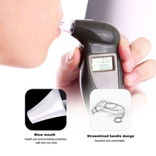 Load image into Gallery viewer, Professional Alcohol Breath Tester Breathalyzer Analyzer Detector Test Keychain Breathalizer Breathalyser Device LCD Screen
