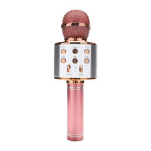 Load image into Gallery viewer, Bluetooth Wireless Handheld Microphone Portable Karaoke USB Microphone Professional mikrofon Speaker Home KTV Radio Studio WS858
