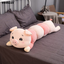 Load image into Gallery viewer, Huggable Big Long Cute Dinosaur Plush Toy Soft Cartoon Animal Pig Stuffed Unicorn Doll Boyfriend Pillow Kids Girl Birthday Gift
