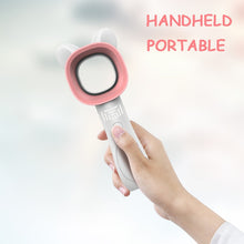 Load image into Gallery viewer, Mini Bladeless Fan Cute Cat Hand held USB Rechargeable Fans 2000mAh Mute Without Vane for Home Outdoor Ventilador Cooler Fan 8H
