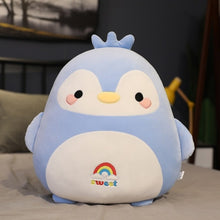 Load image into Gallery viewer, New Fat Kawaii Chicken Bear Rabbit Penguin Piggy Dinosaur Plush Pillow Toys Soft Stuffed Animal Doll Chair Cushion High Quality
