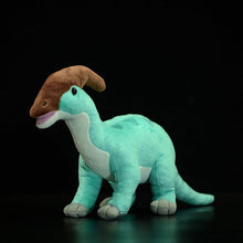 Load image into Gallery viewer, Cute Soft Parasaurolophus Dinosaur Plush Toys Real Life Dragon Stuffed Animal Toy Gifts For Children
