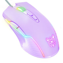 Load image into Gallery viewer, 6400 DPI Wired Gaming Mouse Breathing LED Optical USB 7 Buttons Gamer Computer Pink Mice for Laptop PC Desktop
