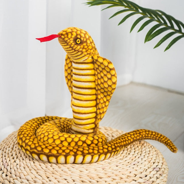 Lovely Simulation Snake Plush toys Giant Snake Cobra animals python Soft Stuffed Dolls Bithday Gifts Children's toys Home Decor