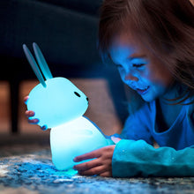Load image into Gallery viewer, Bunny Rabbit LED Night Light Luz Nocturna Infantil Nachtlampje Voor Kinderen Bedroom Lamp Touch Sensor Room Decor Cute Gift for Kids Children
