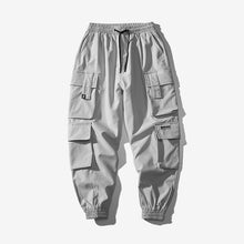 Load image into Gallery viewer, Streetwear Black Mens Harem Joggers Pants Men Cargo Pants 2021 Hip Hop Casual Pockets Sweatpants Male Oversized Fashion Trousers
