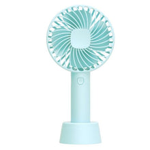 Load image into Gallery viewer, Portable Handheld Mini Fan Wind Power Ultra-quiet And Convenient USB Rechargable Cute Small Cooling Fan Adjustable Home Office
