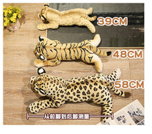 Load image into Gallery viewer, 39/48/58cm Lovely Lion Tiger Leopard Plush Toys Cute Simulation Dolls Stuffed Soft Real Like Animal Toys Child Kids Decor Gift
