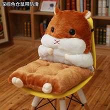 Load image into Gallery viewer, Hamster Cushion Back Office Chair Cushion Sofa Pillow Cushion Home Decoration Tatami Cute Cushion Lumbar Support Children&#39;s Gift
