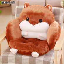 Load image into Gallery viewer, Hamster Cushion Back Office Chair Cushion Sofa Pillow Cushion Home Decoration Tatami Cute Cushion Lumbar Support Children&#39;s Gift
