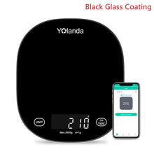 Load image into Gallery viewer, Yolanda 5kg Smart Kitchen Scale Bluetooth APP Electronic Scales Digital Food Weight Balance Measuring Tool Nutrition Analysis

