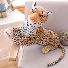 Load image into Gallery viewer, Simulation White Tiger Jaguar Doll 120 cm Lifelike Tiger leopard Plush Toys Soft Wild Animals Children Kids Birthday Gifts
