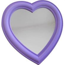 Load image into Gallery viewer, 1pc Acrylic Double Side Makeup Mirror Cute Heart Shaped Cosmetic Mirror, Transparent Base Home Bedroom Desktop Make Up Mirror
