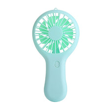 Load image into Gallery viewer, Mini Portable Pocket Fan HandHeld Student Office Travel Cooling Fans USB Rechargeable Outdoor Home Air Cooler with Phone Holder
