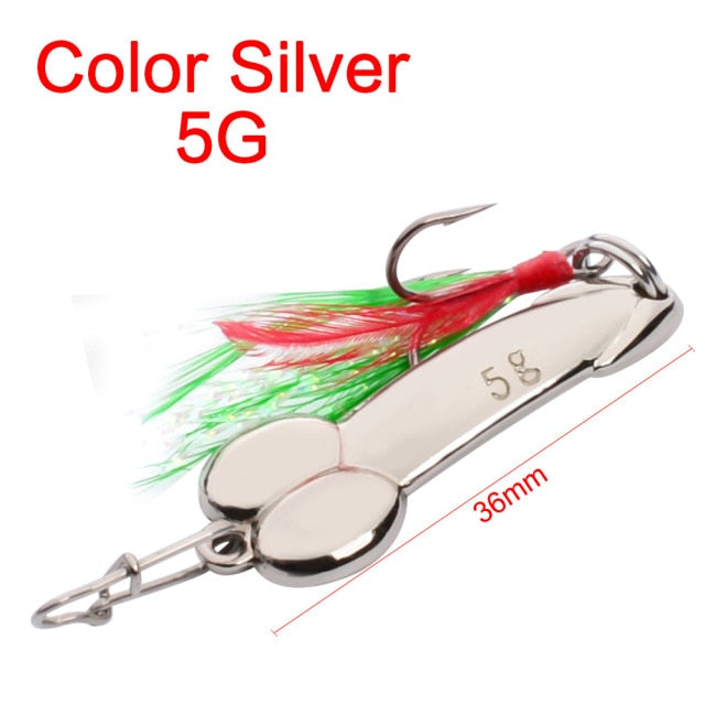 1PCS Metal Spinner DD Spoon Bait 5g 10g 15g 20g Silver Gold Fishing Lure Iscas Artificias Hard Baits Bass Pike Fishing Tackle