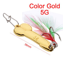 Load image into Gallery viewer, 1PCS Metal Spinner DD Spoon Bait 5g 10g 15g 20g Silver Gold Fishing Lure Iscas Artificias Hard Baits Bass Pike Fishing Tackle
