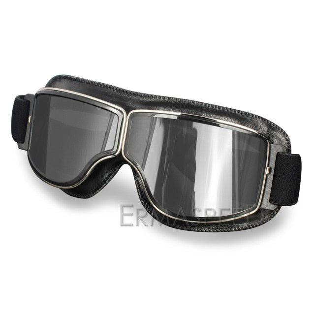 Vintage Motorcycle Glasses Windproof Retro Motocross Cycling Outdoor Dirt Bike Goggles Eye Protection Sunglasses Eyeglasses