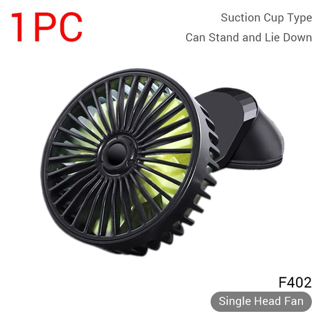 12V-24V USB Car Fan for Dashboard Air Circulation Fans ABS Three Speeds Summer Cooling Fan High Airflow Fan in Summer Accessori