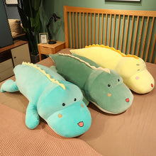 Load image into Gallery viewer, 80-120CM Giant Cute Crocodile Plush Toy Stuffed Fluffy Cartoon Animal Doll Girlfriend Sleeping Pillow Baby Kids Birthday Gift
