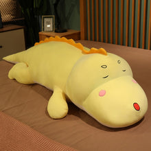 Load image into Gallery viewer, 80-120CM Giant Cute Crocodile Plush Toy Stuffed Fluffy Cartoon Animal Doll Girlfriend Sleeping Pillow Baby Kids Birthday Gift
